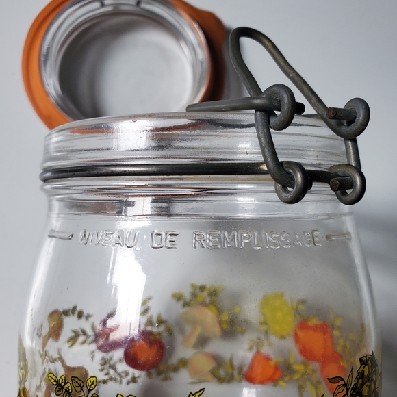 Vintage Arc of France Spice of Life Canning Jar 3/4L Glass - Picture 6 of 6